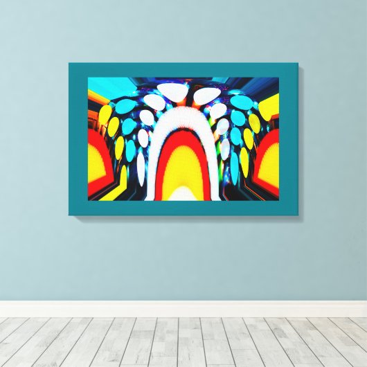 Stargate Art Leinwanddruck (Insitu (Holzboden))