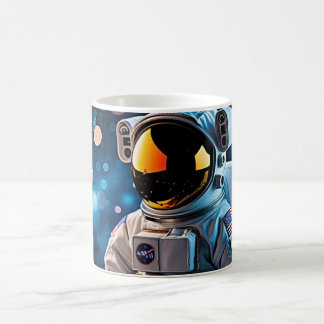 Stargazer Astronaut Close-Up Portrait Kaffeetasse