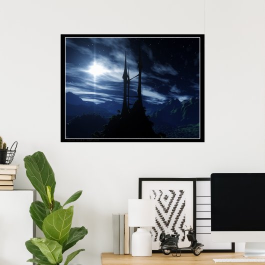 Stargazer Castle Poster (Heimbüro)