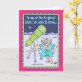 STARGAZER Geburtstagskarte Karte (Gelbe Blume)