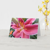 Stargazer Karte (Gelbe Blume)