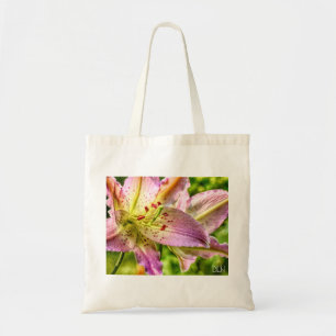 Stargazer Liege/ Wasserfarben Look/ Blumenstrauß Tragetasche