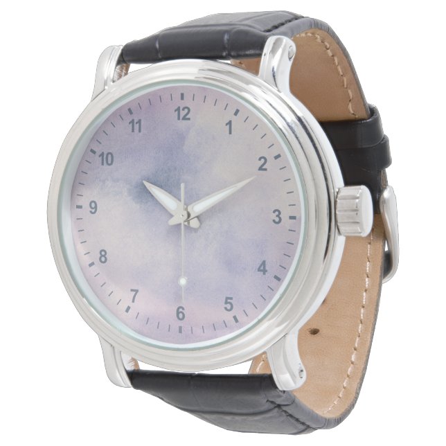 Stargazer | Lila & blau Armbanduhr (Schrägansicht)