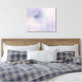 Stargazer | Lila & blau Leinwanddruck (Insitu (Schlafzimmer))
