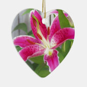 Stargazer-Lilie Keramik Ornament (Rechts)