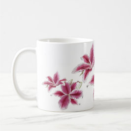 Stargazer-Lilien Kaffeetasse