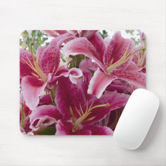 Stargazer-Lilien Mousepad (Mit Mouse)