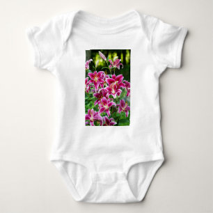 Stargazer Lilies Baby Strampler