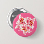 Stargazer Lilies Button (Vorne & Hinten)