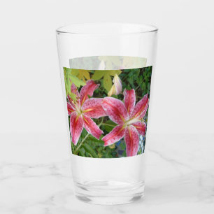 Stargazer Lilies Garden Glas
