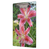 Stargazer Lilies Garden Klemmbrett (Links)