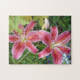 Stargazer Lilies Garden Puzzle