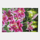 Stargazer Lilies Geschirrtuch (Horizontal)
