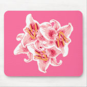 Stargazer Lilies Mousepad (Vorne)