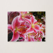 "Stargazer" Lilies Puzzle (Horizontal)