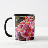 "Stargazer" Lilies Tasse (Links)