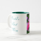 Stargazer Lilly beste Mama-Tasse Zweifarbige Tasse (Vorderseite Links)