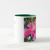 Stargazer Lilly beste Mama-Tasse Zweifarbige Tasse (Mittel)