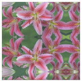 Stargazer Lily 8663 Stoff (Nahaufnahme)