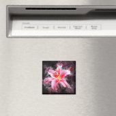 Stargazer Lily Blume Aquarell - bb 01 Magnet (In Situ (Geschirrspüler))