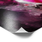 Stargazer Lily Blume Aquarell - bb 03 Fotodruck (Ecke)