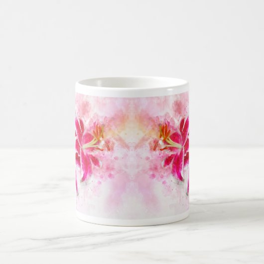 Stargazer Lily Blume Aquarell - wb 03 Kaffeetasse (Mittel)