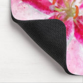 Stargazer Lily Blume Aquarell - wb 03 Mousepad (Ecke)