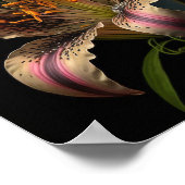 Stargazer Lily Blume Art Print Poster (Ecke)