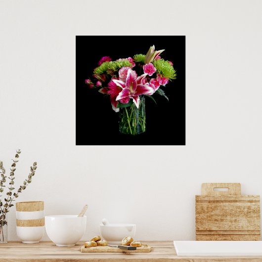 Stargazer Lily Bouquet Poster (Küche)