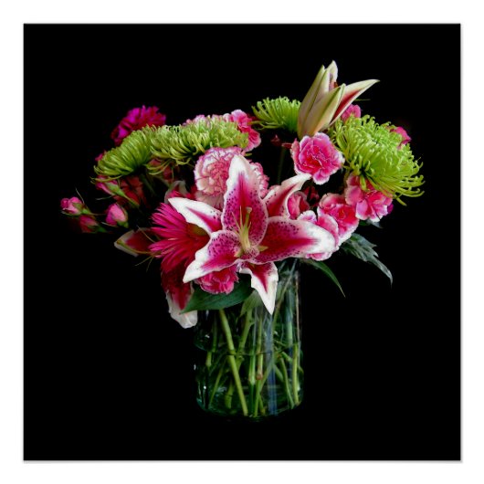 Stargazer Lily Bouquet Poster (Vorderseite)