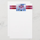 Stargazer Lily Briefpapier (Vorne/Hinten)