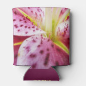 Stargazer Lily Bright Magenta Dosenkühler (Rückseite)