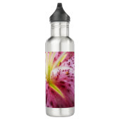 Stargazer Lily Bright Magenta Edelstahlflasche (Rechts)
