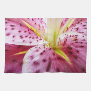 Stargazer Lily Bright Magenta Geschirrtuch