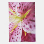 Stargazer Lily Bright Magenta Geschirrtuch (Vertikal)