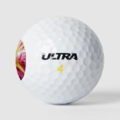 Stargazer Lily Bright Magenta Golfball (Logo)