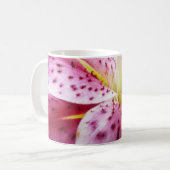 Stargazer Lily Bright Magenta Kaffeetasse (Vorderseite Links)