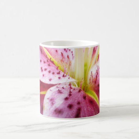 Stargazer Lily Bright Magenta Kaffeetasse (Mittel)