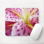 Stargazer Lily Bright Magenta Mousepad (Mit Mouse)
