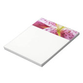 Stargazer Lily Bright Magenta Notizblock (Rotiert)