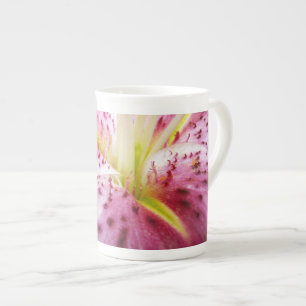 Stargazer Lily Bright Magenta Porzellantasse