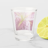 Stargazer Lily Bright Magenta Schnapsglas (Rückseite)