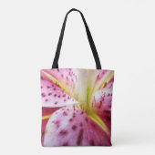 Stargazer Lily Bright Magenta Tasche (Rückseite)