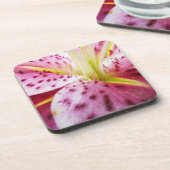 Stargazer Lily Bright Magenta Untersetzer (Linke Seite)