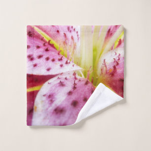 Stargazer Lily Bright Magenta Waschlappen