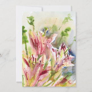 Stargazer Lily card Feiertagskarte