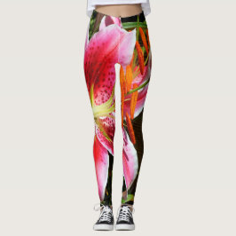 Stargazer Lily Fotograf Leggings