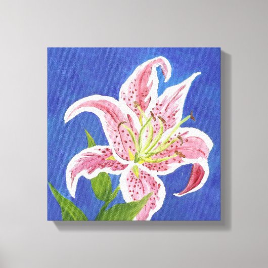 Stargazer Lily gepackte Leinwand (Vorderseite)