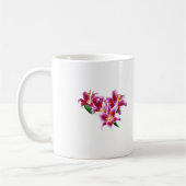 Stargazer Lily Heart Kaffeetasse (Links)