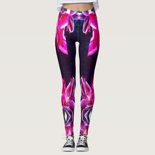 Stargazer Lily Leggings (Vorderseite)